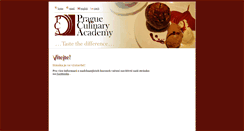 Desktop Screenshot of pragueculinaryacademy.com