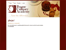Tablet Screenshot of pragueculinaryacademy.com